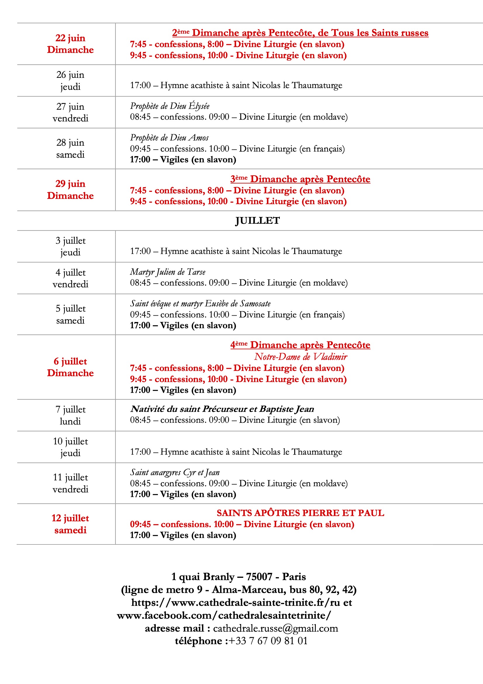 Horaires des offices-juin-2025-b