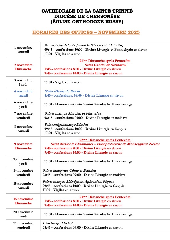 horaire-novembre-25